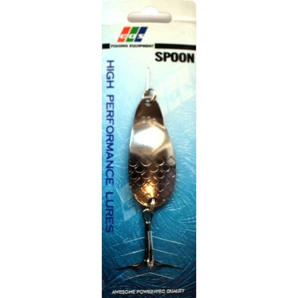 Рибальська блешня коливна, EOS P0026А4, вага 22г, колір № GS501001